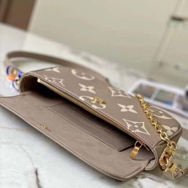 Louis Vuitton Women LV Wallet On Chain Ivy Monogram Empreinte Embossed Supple Grained Cowhide Leather - Image 7