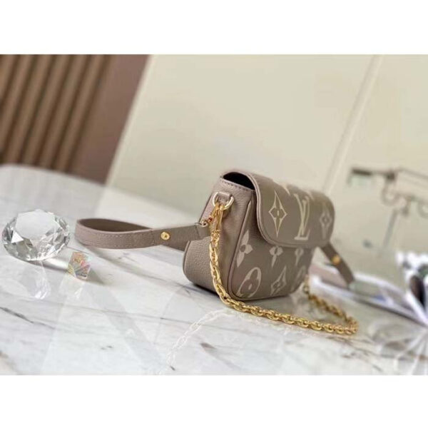 Louis Vuitton Women LV Wallet On Chain Ivy Monogram Empreinte Embossed Supple Grained Cowhide Leather - Image 4