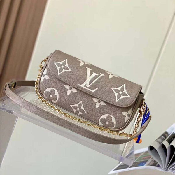 Louis Vuitton Women LV Wallet On Chain Ivy Monogram Empreinte Embossed Supple Grained Cowhide Leather - Image 2