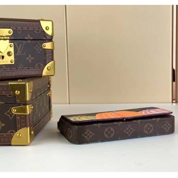 Louis Vuitton Women LV x YK Félicie Pochette Monogram Coated Canvas Pumpkin Print - Image 5