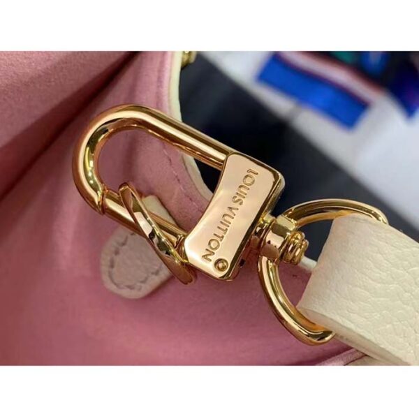 Louis Vuitton Women LV x YK OnTheGo Mini White Embossed Grained Monogram Cowhide Leather - Image 9