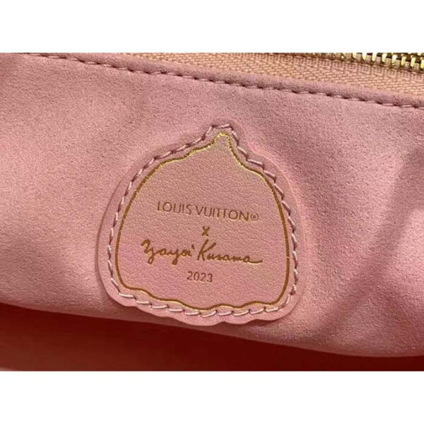 Louis Vuitton Women LV x YK OnTheGo Mini White Embossed Grained Monogram Cowhide Leather - Image 10
