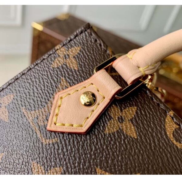Louis Vuitton Women LV x YK Petit Sac Plat Monogram Coated Canvas Pumpkin Print - Image 6