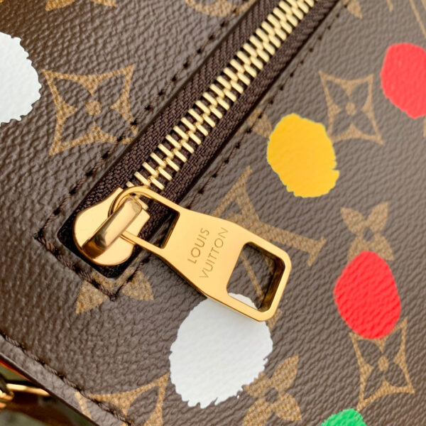 Louis Vuitton Women LV x YK Pochette Métis Monogram Coated Canvas 3D Painted Dots - Image 8