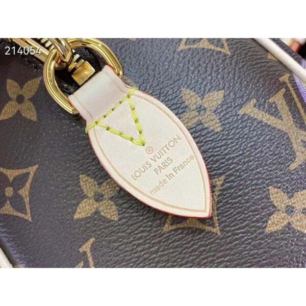 Louis Vuitton Women LV x YK Speedy Bandoulière 20 Monogram Coated Canvas Pumpkin Print - Image 8