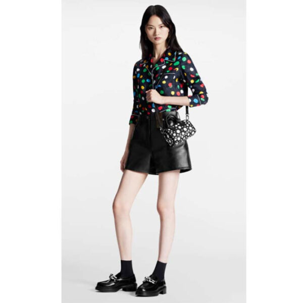 Louis Vuitton Women LVxYK Nano Speedy Black White Embossed Grained Monogram Empreinte Cowhide - Image 12