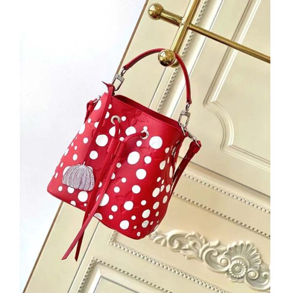 Louis Vuitton Women LVxYK NeoNoé BB Red White Grained Epi Cowhide Leather - Image 2