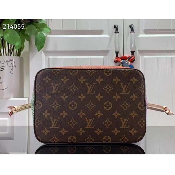 Louis Vuitton Women LVxYK NeoNoé MM Monogram Coated Canvas Pumpkin Print - Image 5