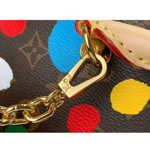 Louis Vuitton Women LVxYK Square Monogram Coated Canvas 3D Painted Dots Print - Image 8