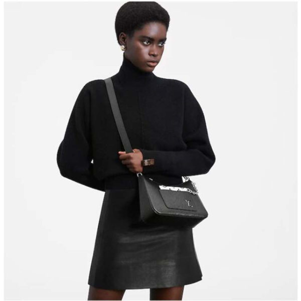 Louis Vuitton Women Marelle Handbag Black Epi Grained Cowhide Leather Canvas - Image 11