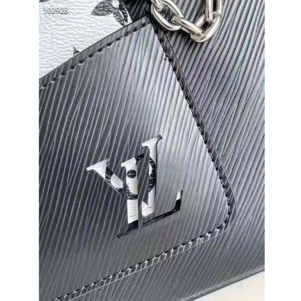 Louis Vuitton Women Marelle Handbag Black Epi Grained Cowhide Leather Canvas - Image 7