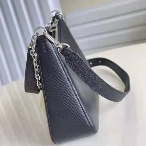 Louis Vuitton Women Marelle Handbag Black Epi Grained Cowhide Leather Canvas - Image 4