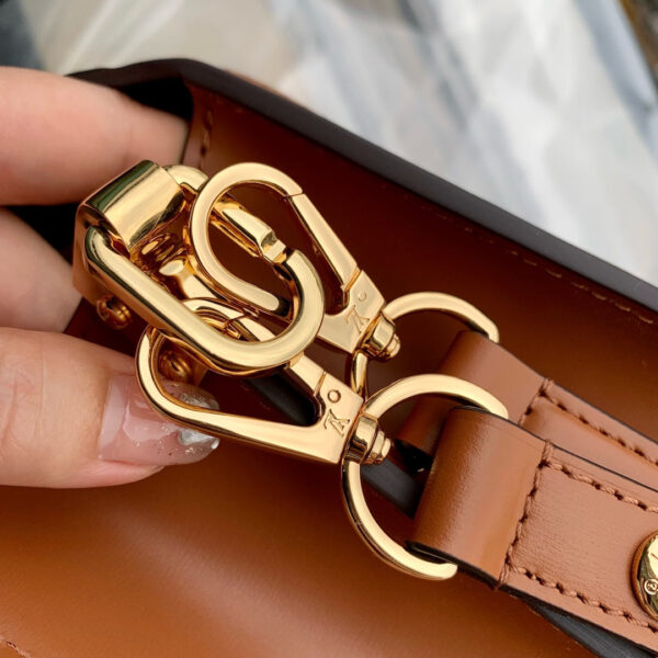 Louis Vuitton Women Mini Dauphine Lock XL Monogram Coated Canvas Cowhide Leather - Image 10