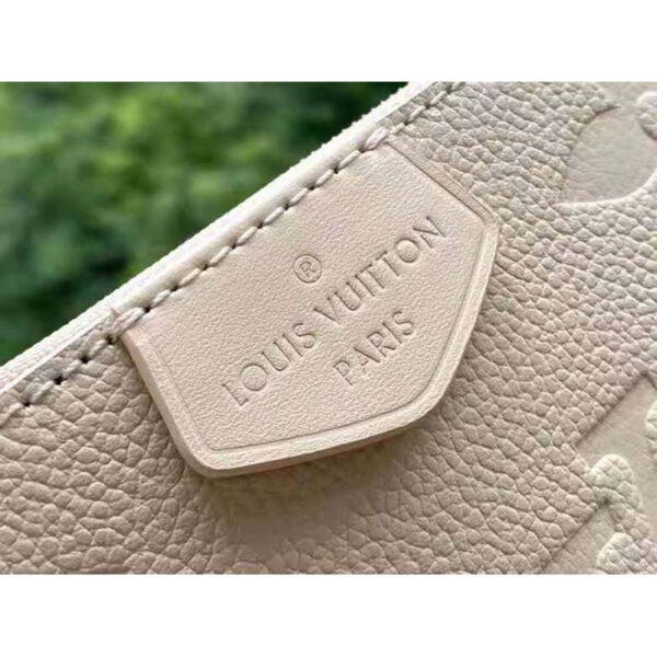 Louis Vuitton Women Multi Pochette Accessoires Cream Embossed Supple Grained Cowhide - Image 10