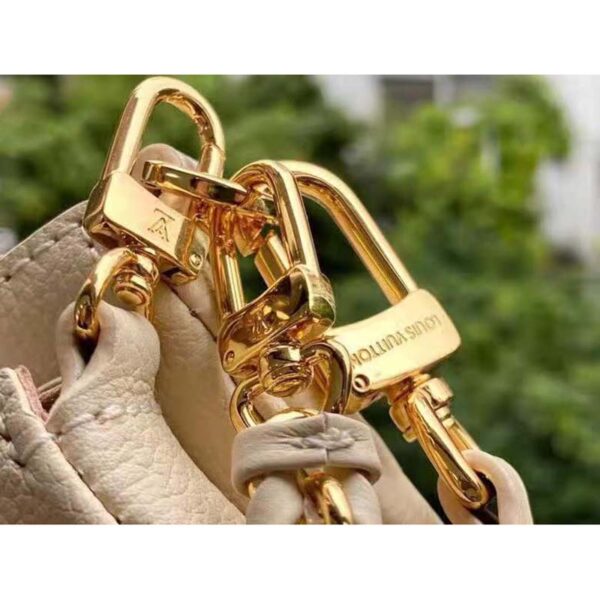 Louis Vuitton Women Multi Pochette Accessoires Cream Embossed Supple Grained Cowhide - Image 8