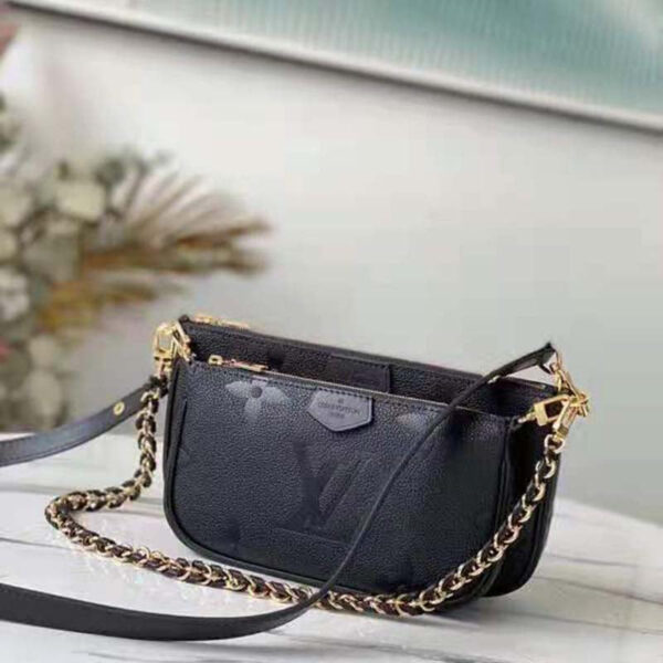 Louis Vuitton Women Multi Pochette Accessoires Embossed Supple Grained Cowhide Leather - Image 5