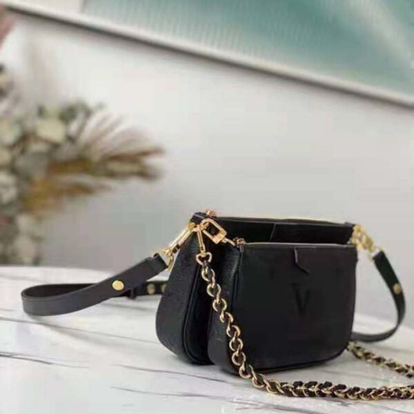 Louis Vuitton Women Multi Pochette Accessoires Embossed Supple Grained Cowhide Leather - Image 4