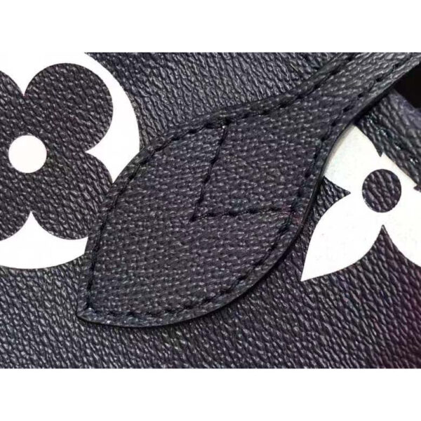 Louis Vuitton Women Neverfull MM Tote Midnight Fuchsia Monogram Coated Canvas - Image 9