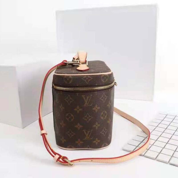 Louis Vuitton Women Nice BB Vanity Case Brown Monogram Coated Canvas - Image 4