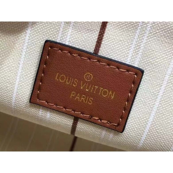 Louis Vuitton Women On My Side PM Tote Bag Brown Canvas Smooth Cowhide - Image 8