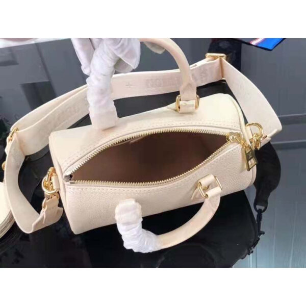 Louis Vuitton Women Papillon BB Bag Crème Beige Embossed Supple Grained Cowhide - Image 6