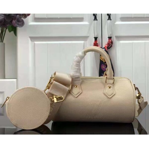 Louis Vuitton Women Papillon BB Bag Crème Beige Embossed Supple Grained Cowhide - Image 2