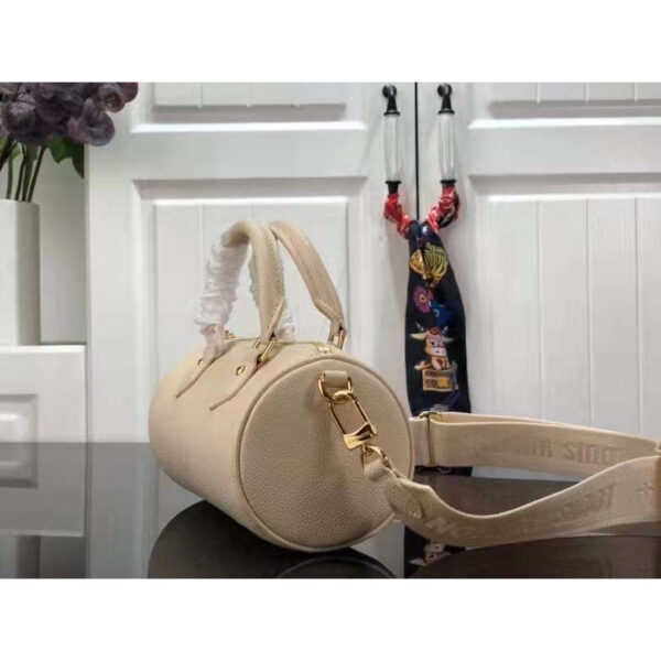 Louis Vuitton Women Papillon BB Bag Crème Beige Embossed Supple Grained Cowhide - Image 4