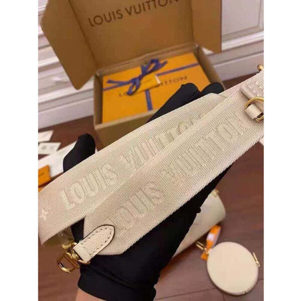 Louis Vuitton Women Papillon BB Carryall Bag Bouton Cream Saffron Embossed Grained Cowhide Leather - Image 14
