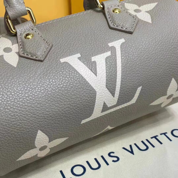 Louis Vuitton Women Papillon BB Dove Cream Embossed Supple Grained Cowhide Leather - Image 6