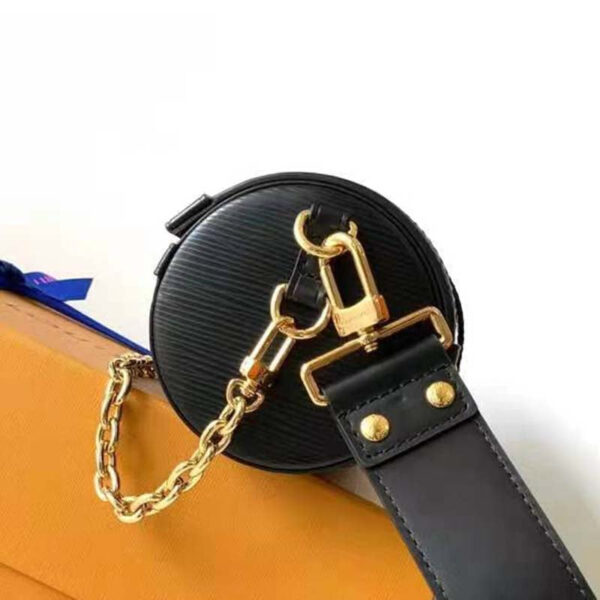 Louis Vuitton Women Papillon Trunk Handbag Black Epi Cowhide Leather - Image 4