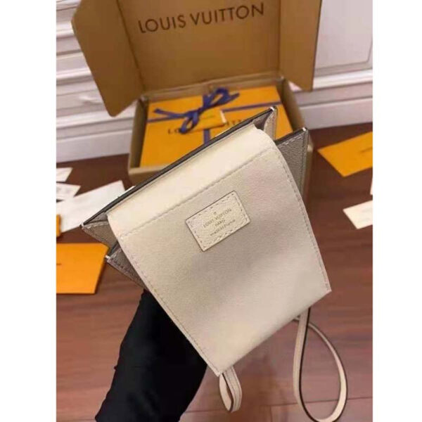 Louis Vuitton Women Petit Sac Plat Monogram Empreinte Embossed Supple Grained Cowhide Leather - Image 5
