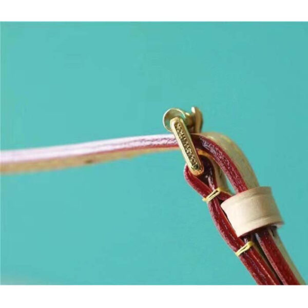Louis Vuitton Women Petite Malle Beige Monogram Coated Canvas Cowhide Leather Sheepskin - Image 9