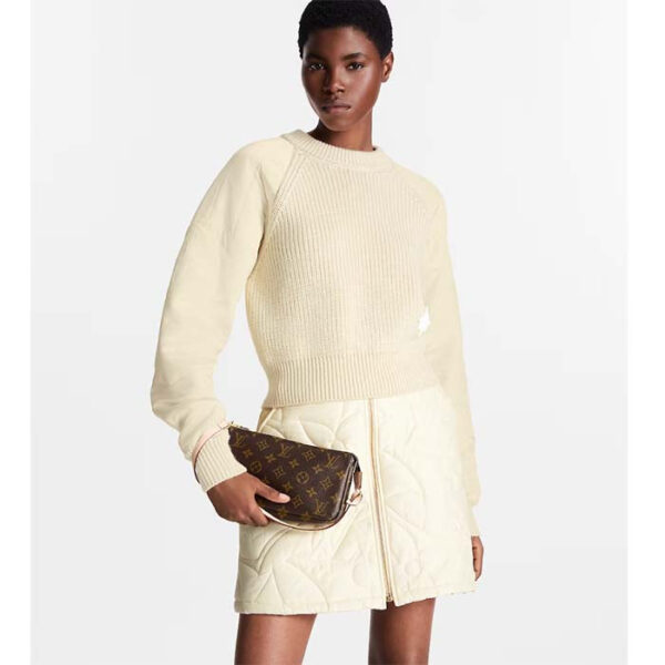 Louis Vuitton Women Pochette Accessoires Natural Cowhide Leather Trimmings Zipper Closure - Image 11