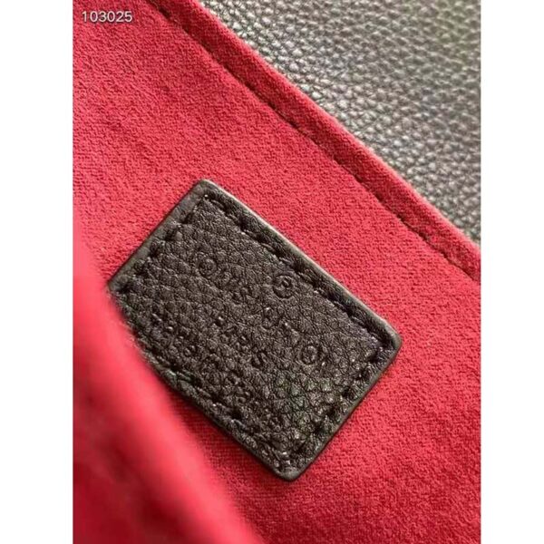 Louis Vuitton Women Pochette Metis Black Beige Embossed Grained Cowhide Leather - Image 13