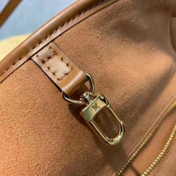 Louis Vuitton Women Saint Jacques Caramel Brown Synthetic Knitted Raffia Cowhide Leather - Image 9