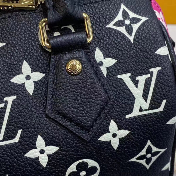 Louis Vuitton Women Speedy Bandouliere 20 Bag Black Printed Embossed Grained Cowhide - Image 8