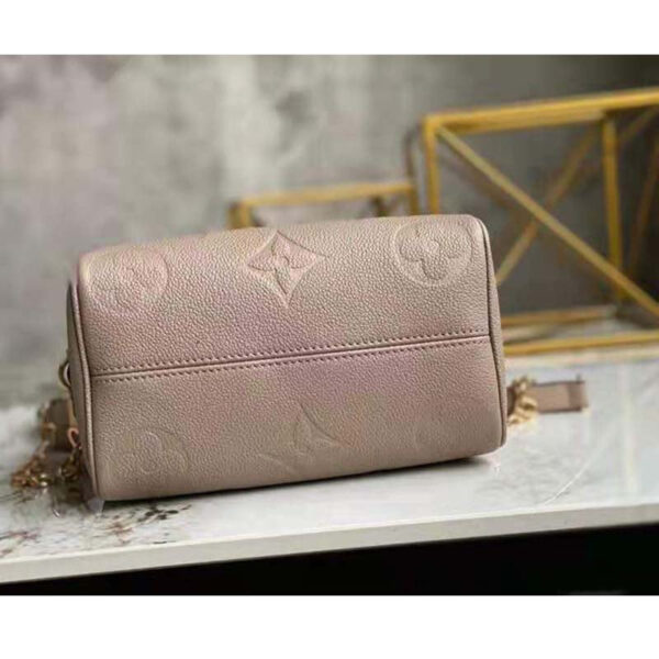 Louis Vuitton Women Speedy Bandoulière 25 Handbag Tourterelle Embossed Grained Cowhide Leather - Image 7