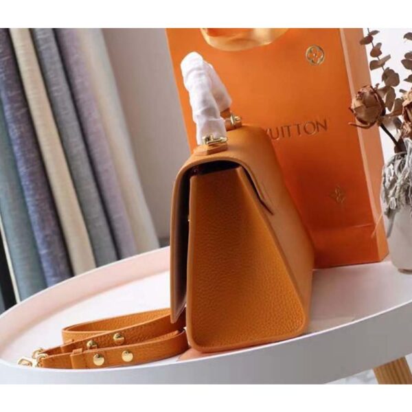 Louis Vuitton Women Twist One Handle PM Handbag in Taurillon Leather-Brown - Image 3