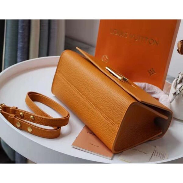 Louis Vuitton Women Twist One Handle PM Handbag in Taurillon Leather-Brown - Image 2