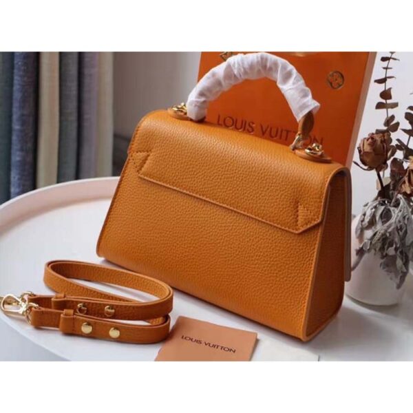 Louis Vuitton Women Twist One Handle PM Handbag in Taurillon Leather-Brown - Image 4