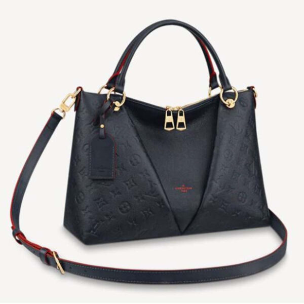 Louis Vuitton Women V Tote MM Embossed Monogram Empreinte Supple Grained Cowhide - Image 2