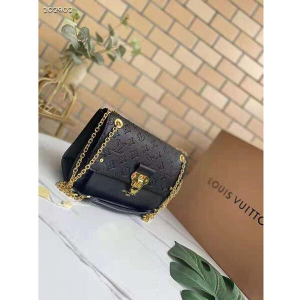 Louis Vuitton Women Vavin BB Black Embossed Supple Grained Cowhide Leather - Image 3