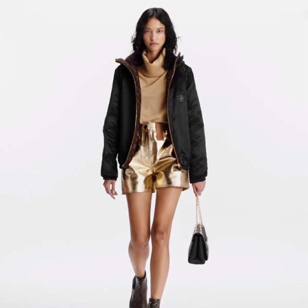 Louis Vuitton Women Vavin PM Handbag Black Embossed Supple Grained Cowhide Leather - Image 14