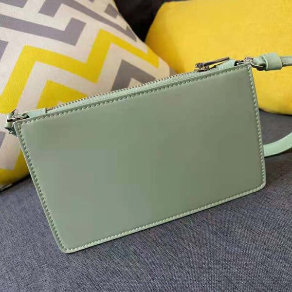 Prada Women Brushed Leather Mini-Bag-Aqua - Image 5