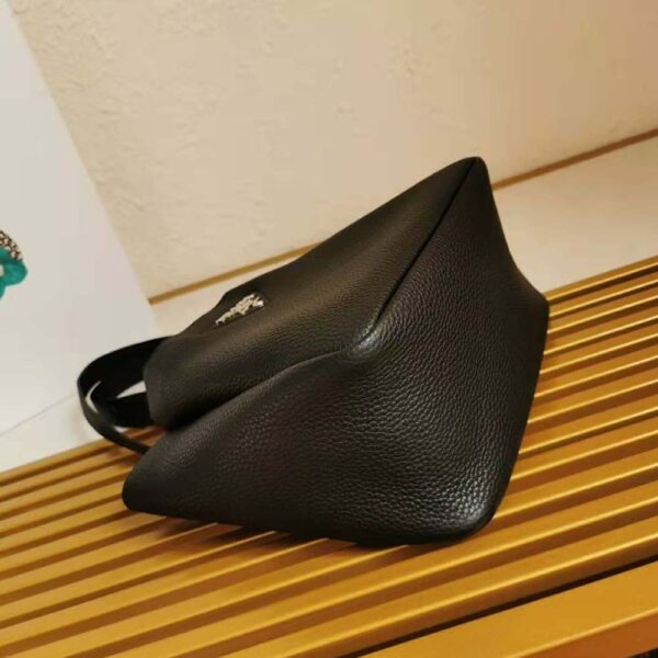 Prada Women Calf Leather Handbag-Black - Image 6