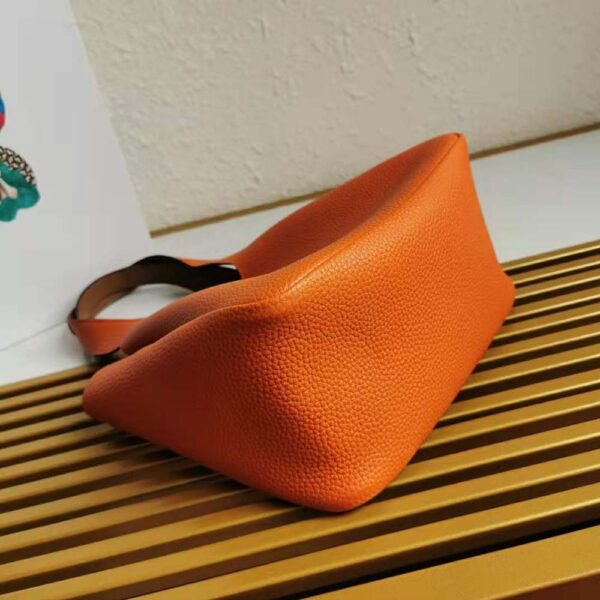 Prada Women Calf Leather Handbag-Orange - Image 6