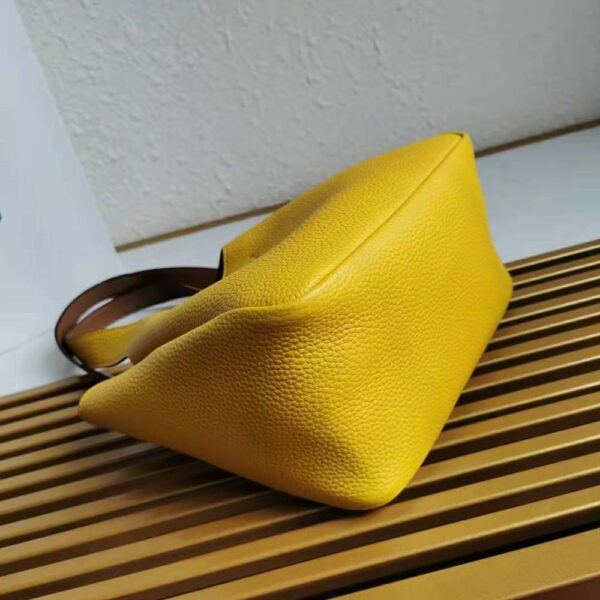 Prada Women Calf Leather Handbag-Yellow - Image 5
