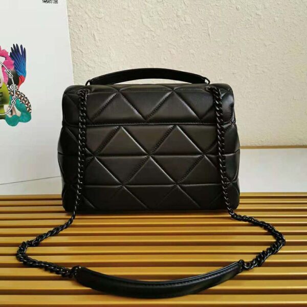 Prada Women Large Nappa Leather Prada Spectrum Bag-Black - Image 3