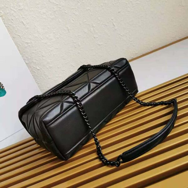 Prada Women Large Nappa Leather Prada Spectrum Bag-Black - Image 5