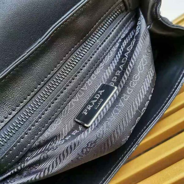 Prada Women Large Nappa Leather Prada Spectrum Bag-Black - Image 10